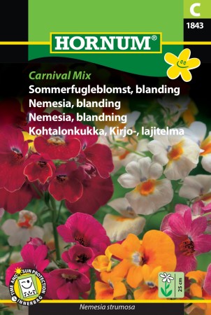 Nemesia, blanding 'Carnival Mix' (Nemesia strumosa)