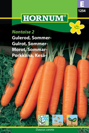 Gulrot, Sommer- 'Nantaise 2' (Daucus carota)