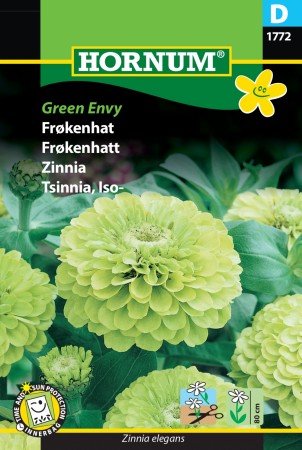 Frøkenhatt 'Green Envy' (Zinnia elegans)