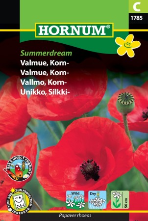 Valmue, Korn- 'Summerdream' (Papaver rhoeas)