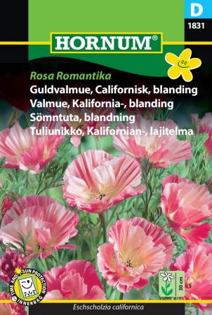Valmue, Kalifornia-, blanding 'Rosa Romantika' (Eschscholzia californica)