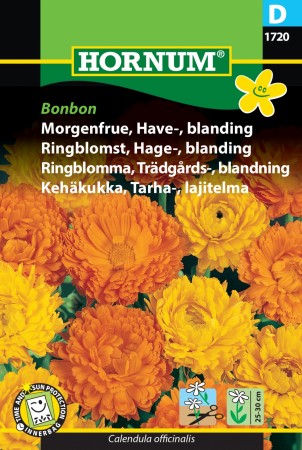 Ringblomst, Hage-, blanding 'Bonbon' (Calendula officinalis)