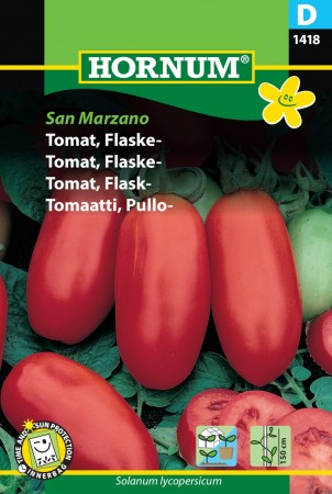 Tomat, Flaske- 'San Marzano' (Solanum lycopersicum)
