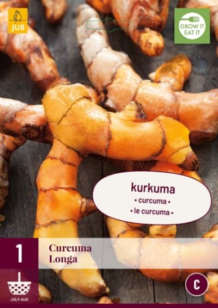 Gurkemeie (Curcuma longa) 1 stk barrot (leveres fra uke 14)