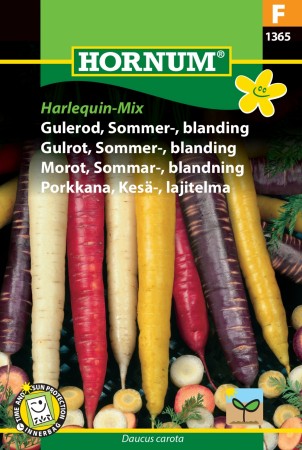 Gulrot, Sommer-, blanding 'Harlequin-Mix F1' (Daucus carota)
