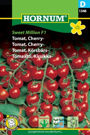 Tomat, Cherry- 'Sweet Million F1' (Lycopersicon esculentum L.)